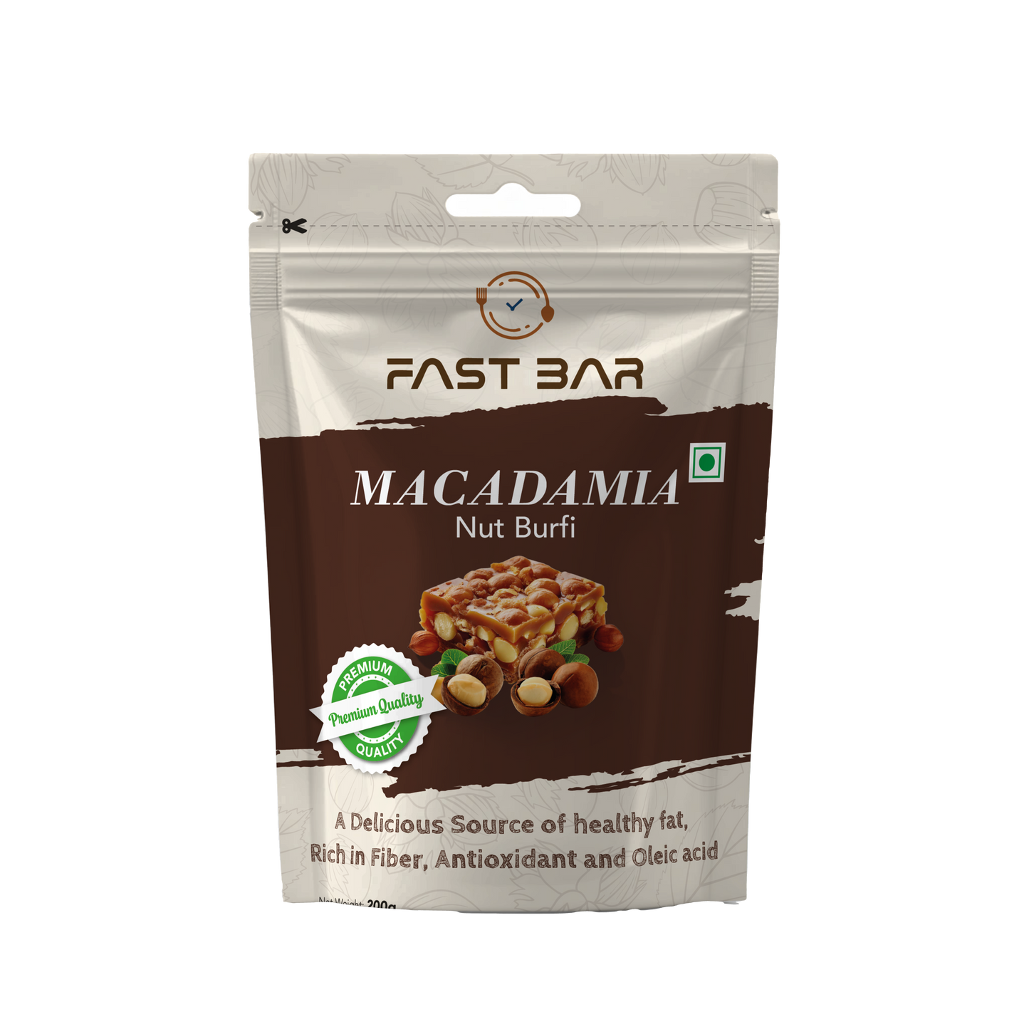 Macadamia Nut Burfi